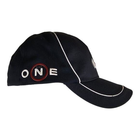 Nike Golf Nike One VR Flex Fit Center Swoosh Black Cap #56323 Size L - Picture 1 of 7